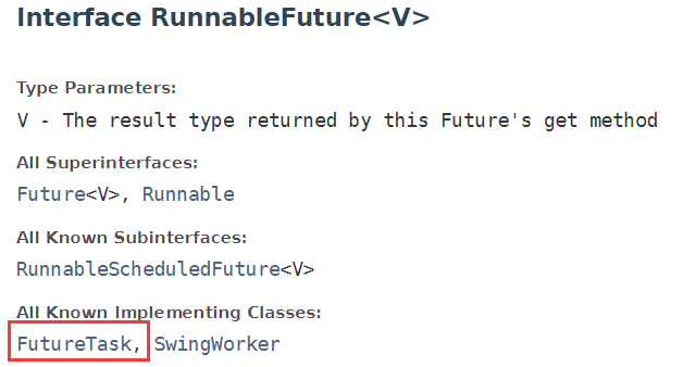 RunnableFuture接口API概述