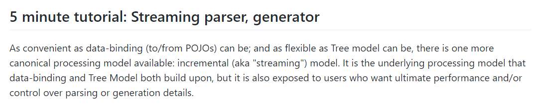 Streaming-parser