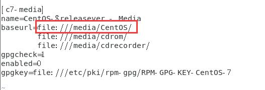 CentOS-Media.repo修改前